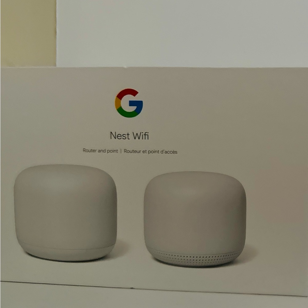 Google Nest Wifi Router and Point - Picture 2 of 3